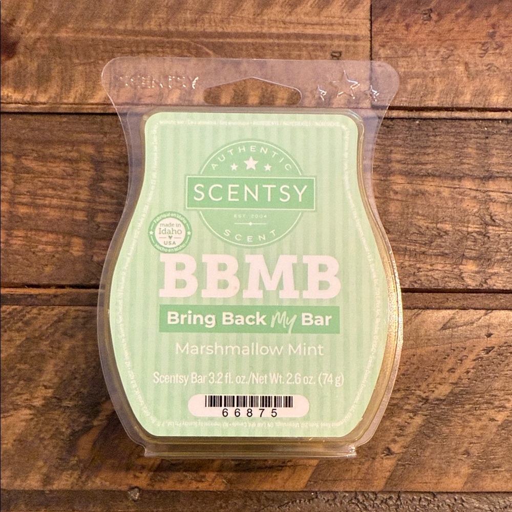 Scentsy BBMB Marshmallow Mint Bar